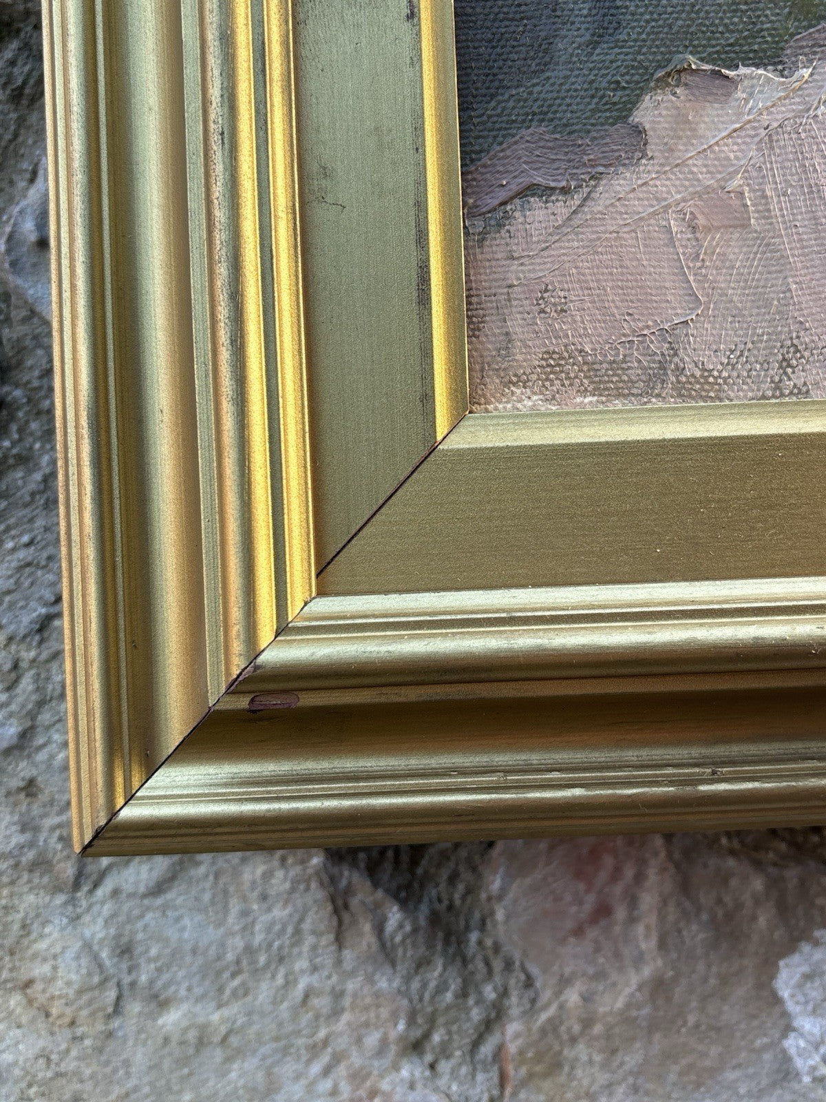 Quadro -Borgo Veneziano- Antonio Gravina- dipinto a olio su tela