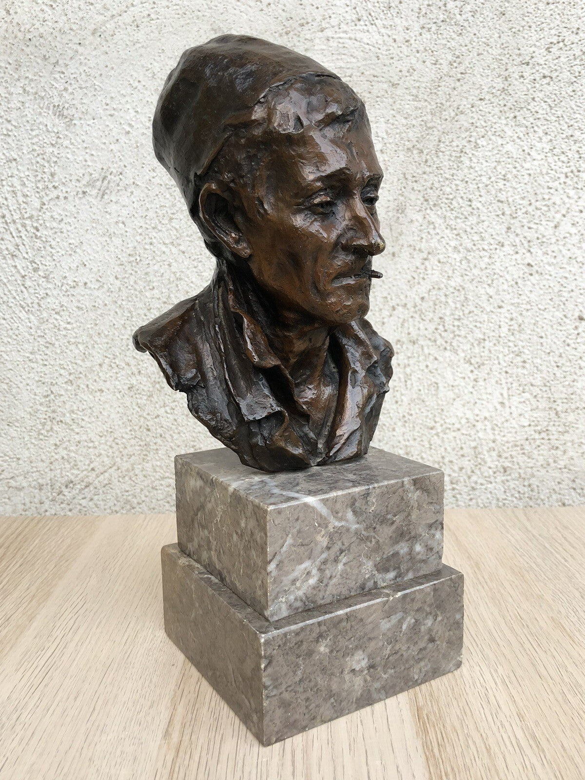 Scultura Vintage In Bronzo -anziano-