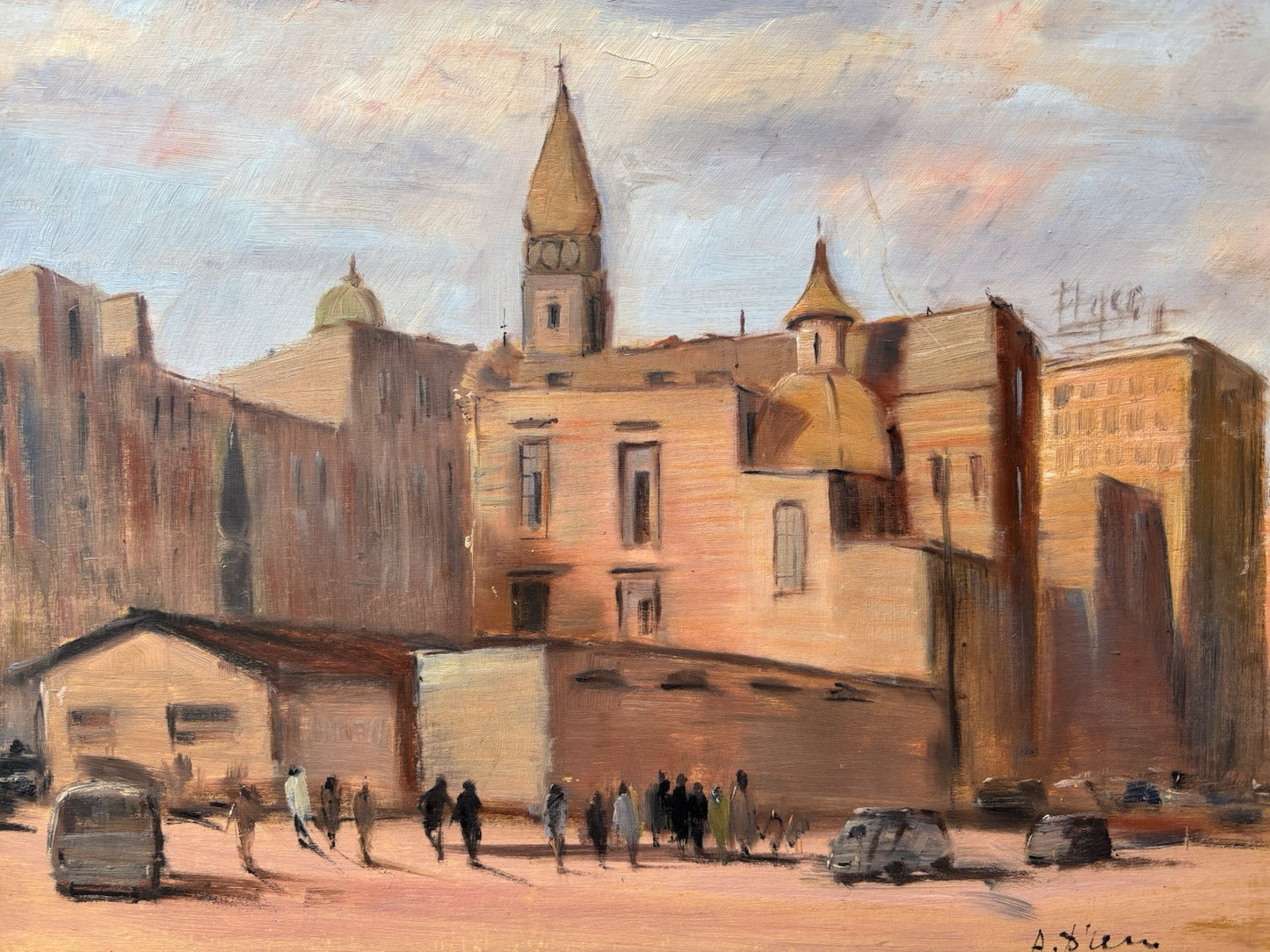 Quadro -Pozzuoli- Antonio D’Urso dipinto a olio