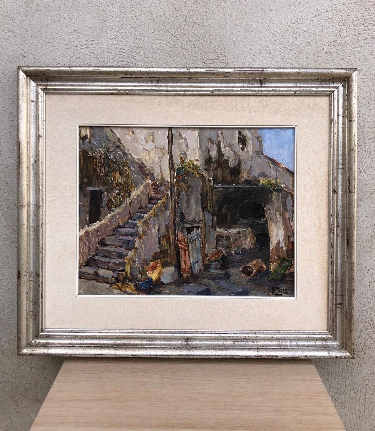 Quadro -Vecchio Forno- Raffaele Lopez dipinto a olio