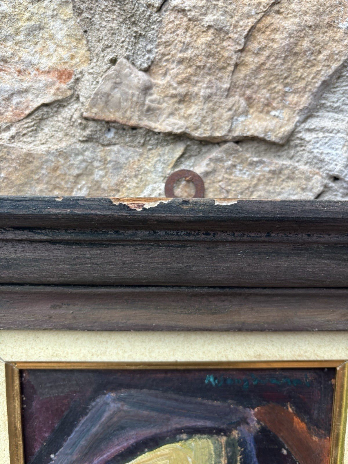 Quadro -Figura- Mario Sangiovanni dipinto a olio