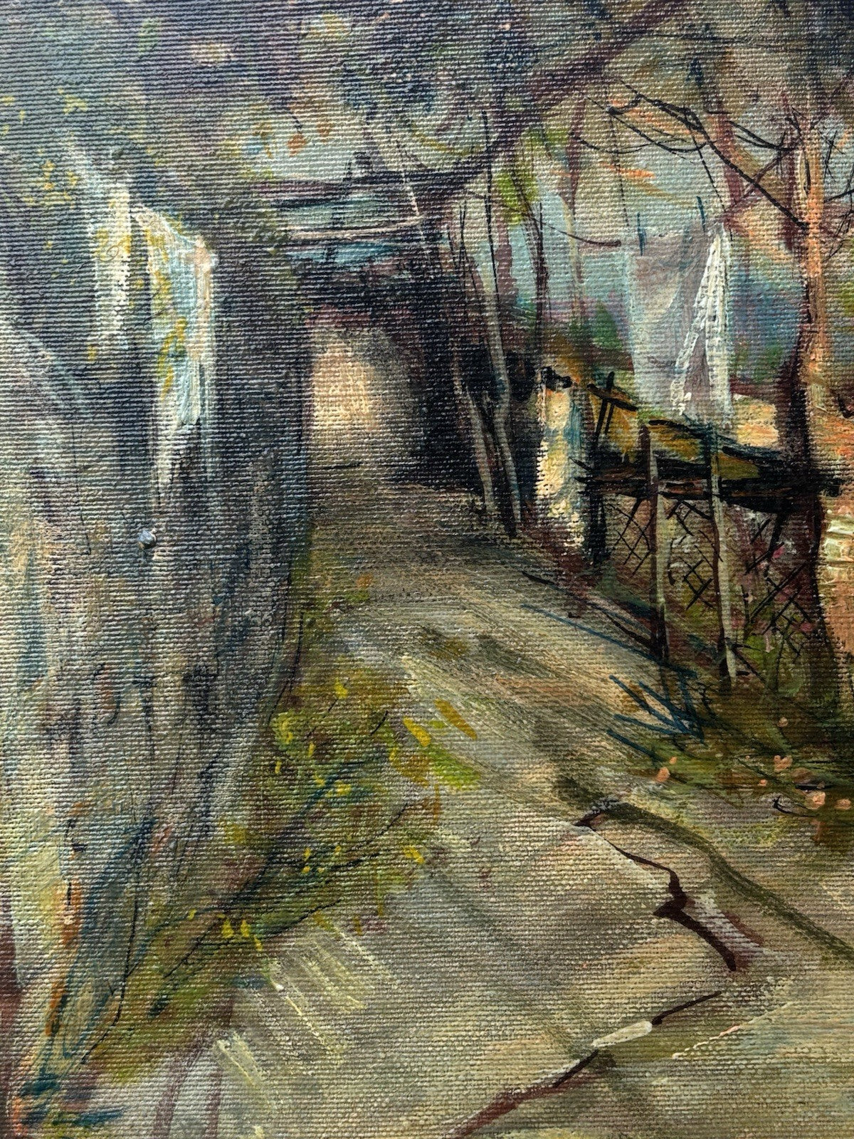 Quadro -Paesaggio- Ena Villani dipinto a olio su tela