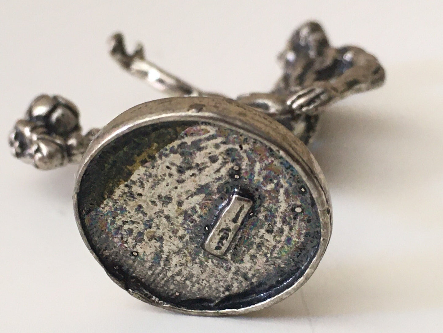 Miniatura Calciatore in argento 925 vintage Microfusione