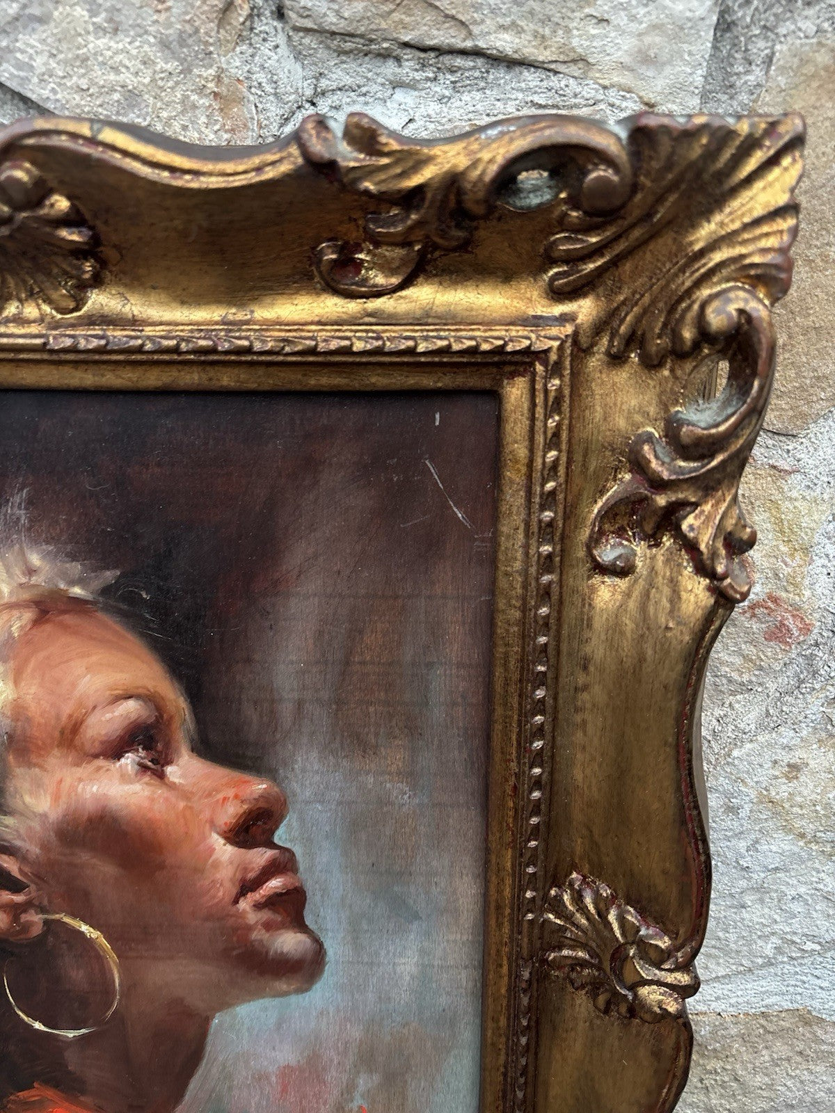 Quadro -Figura Di Donna- Luigi Anelli- dipinto a olio