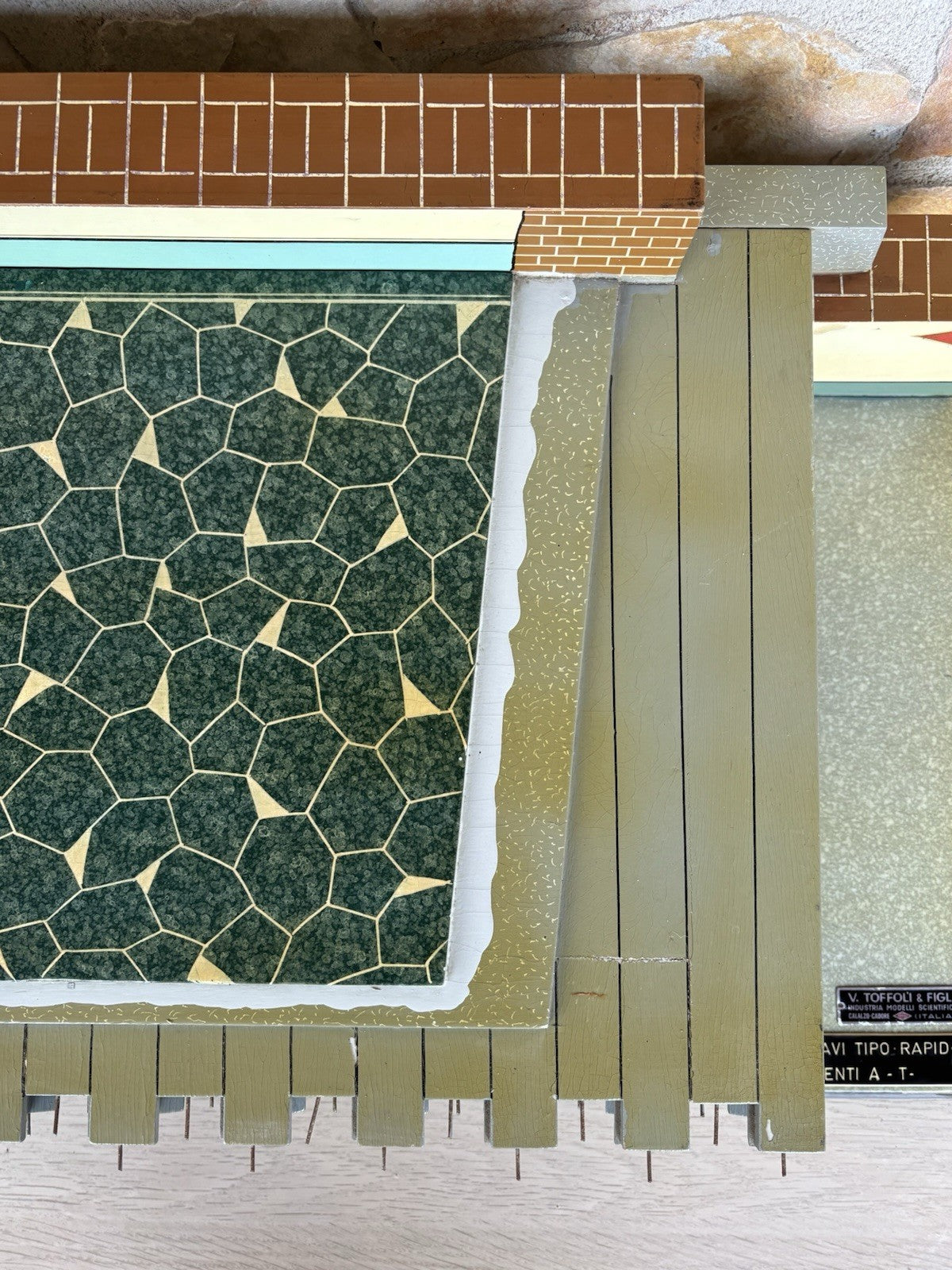 Modello Architettonico Didattico Anni ‘50- Toffoli E Figli