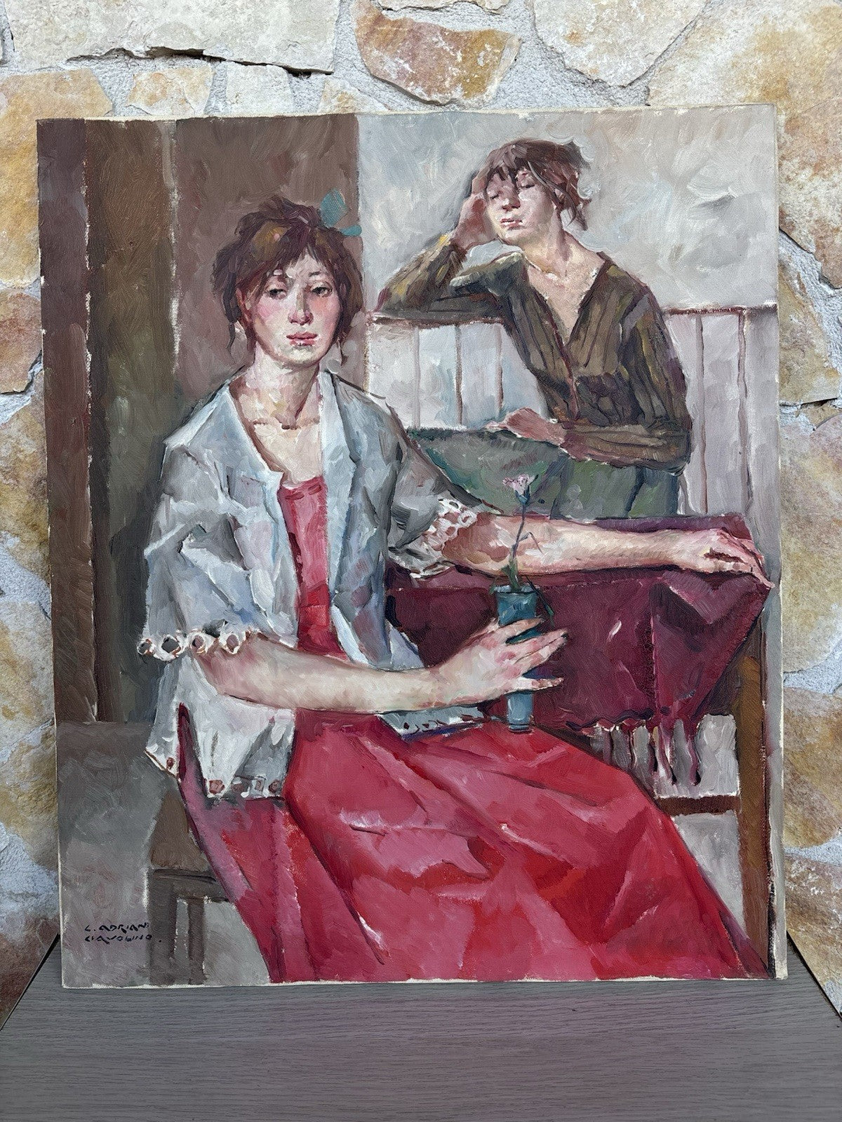 Quadro -Figure Femminili- Ciro Adrian Ciavolino- dipinto a olio su tela