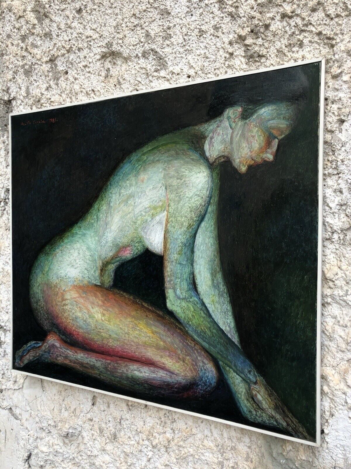 Quadro -Nudo Artistico- dipinto a olio su tela