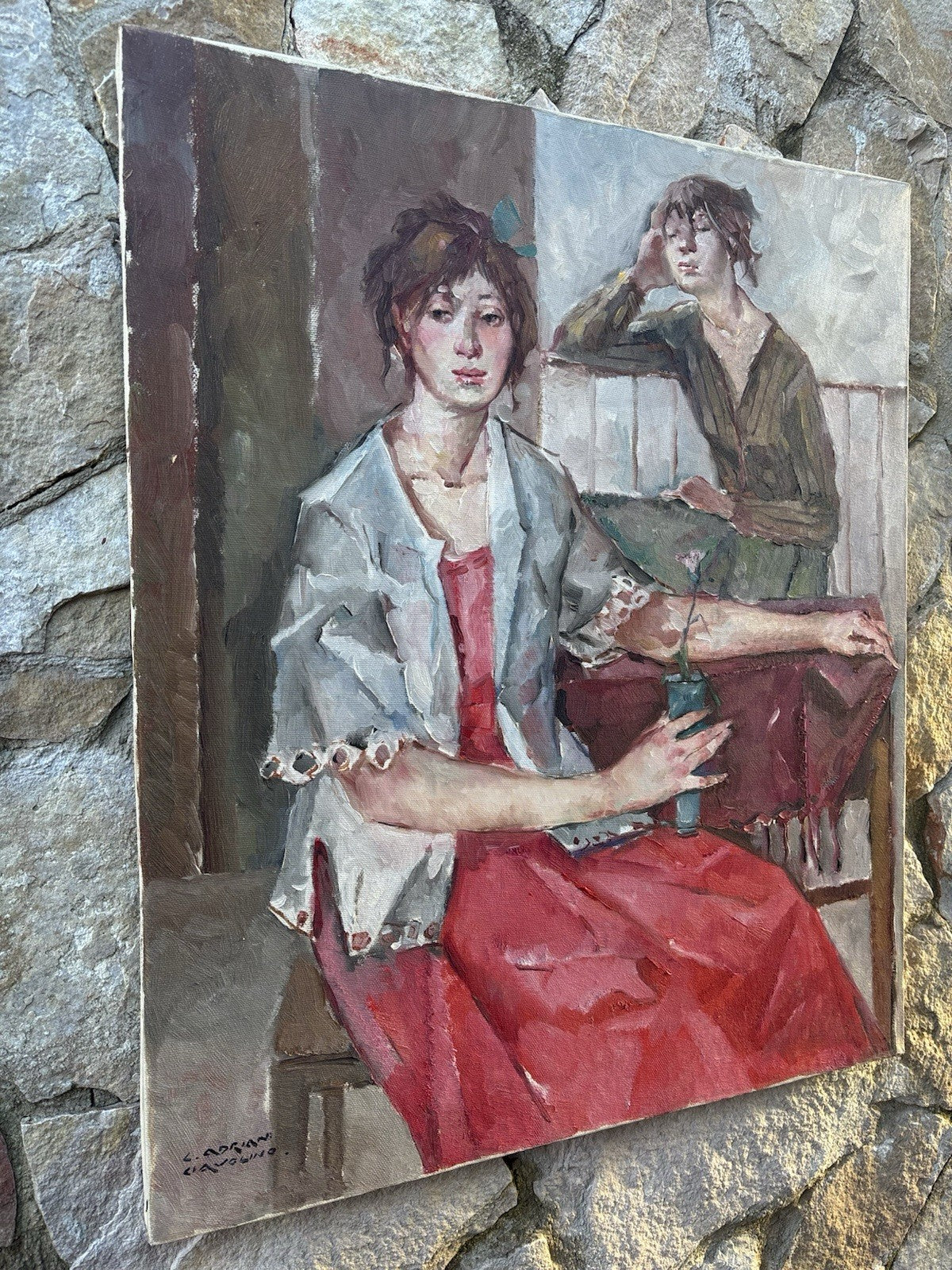 Quadro -Figure Femminili- Ciro Adrian Ciavolino- dipinto a olio su tela