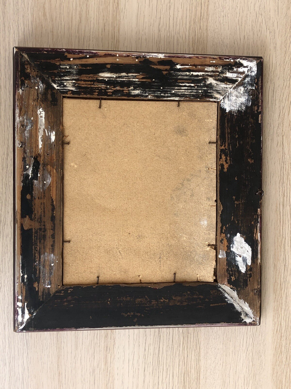 Antico quadro gouache dipinto su carta Napoli