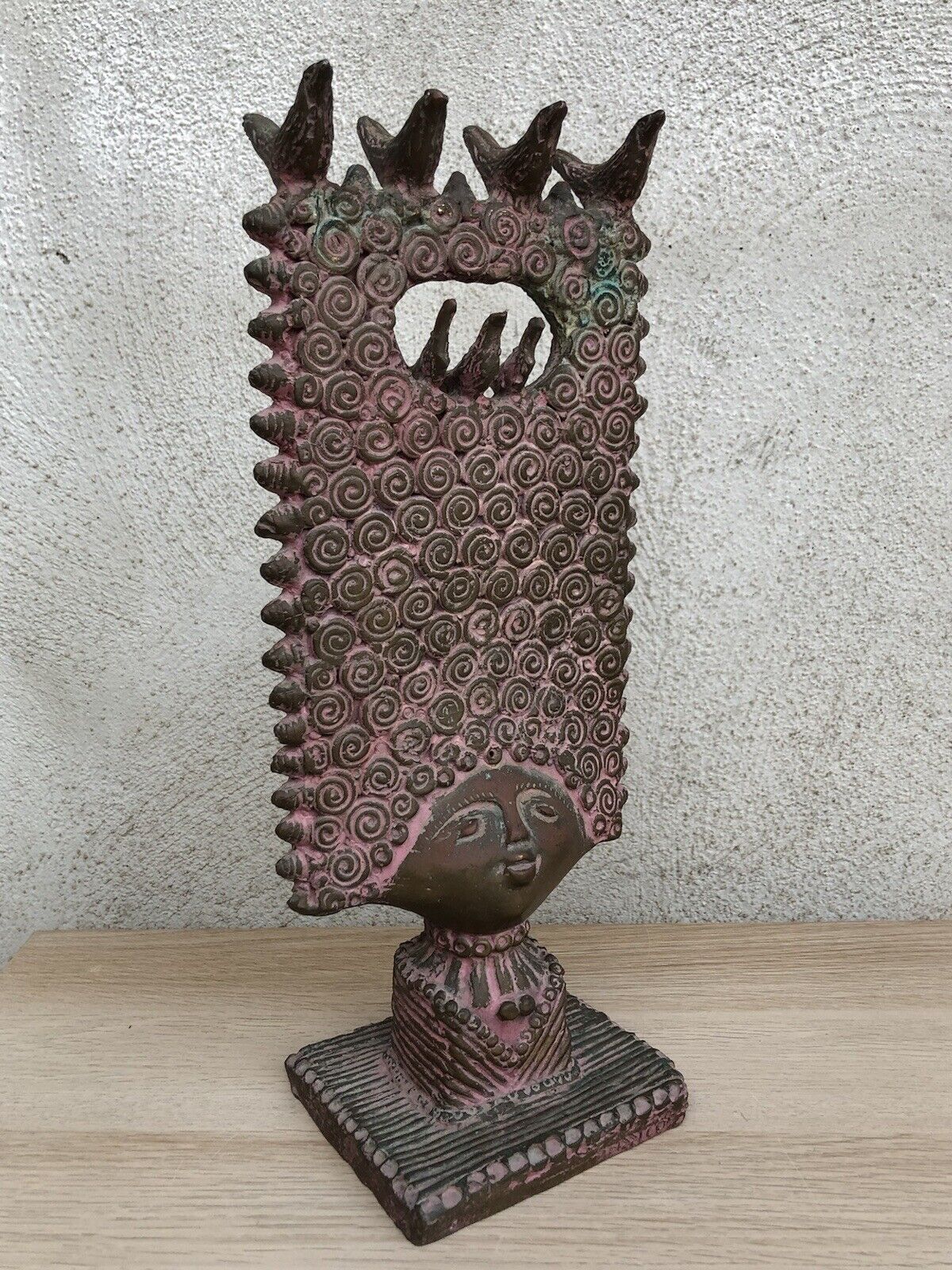 Scultura Vintage In Bronzo Raffaele Spizzico