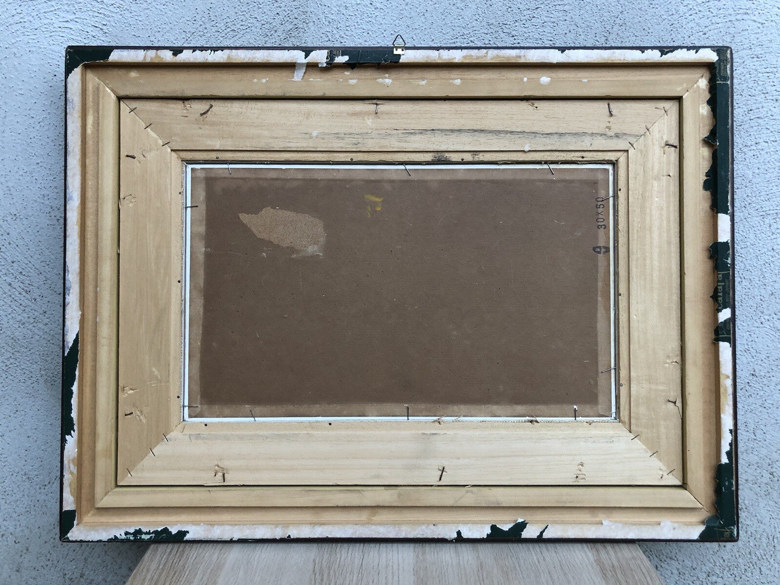 Quadro vintage -Marina Con Barche- dipinto a olio