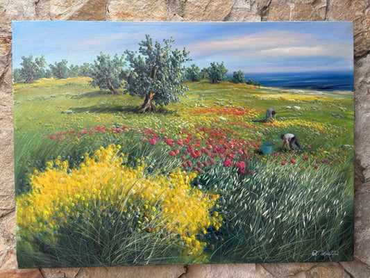 Quadro -Paesaggio- Antonio Anelli- dipinto a olio su tela