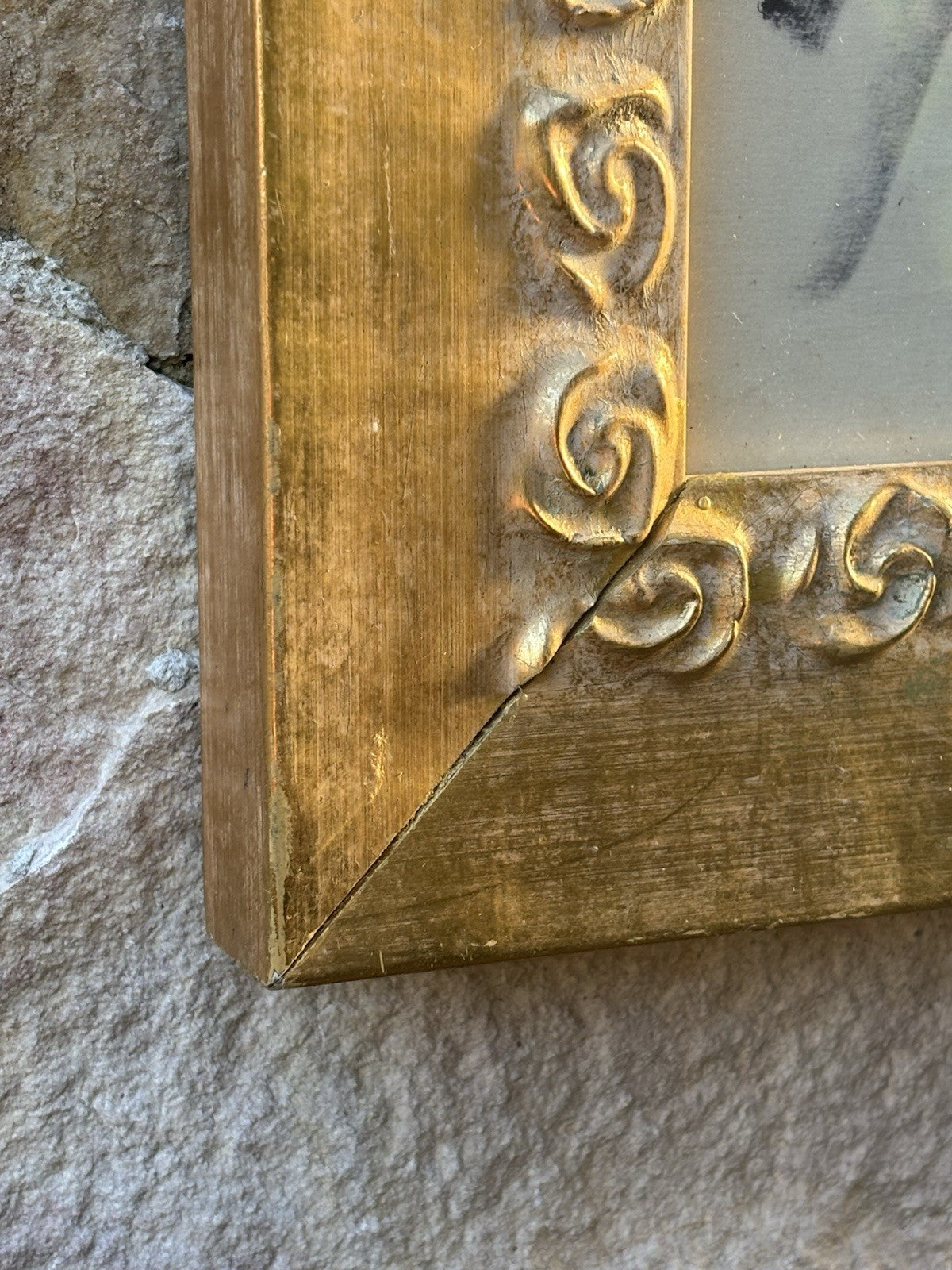 Quadro -Figura- Guido Casciaro tecnica mista su carta