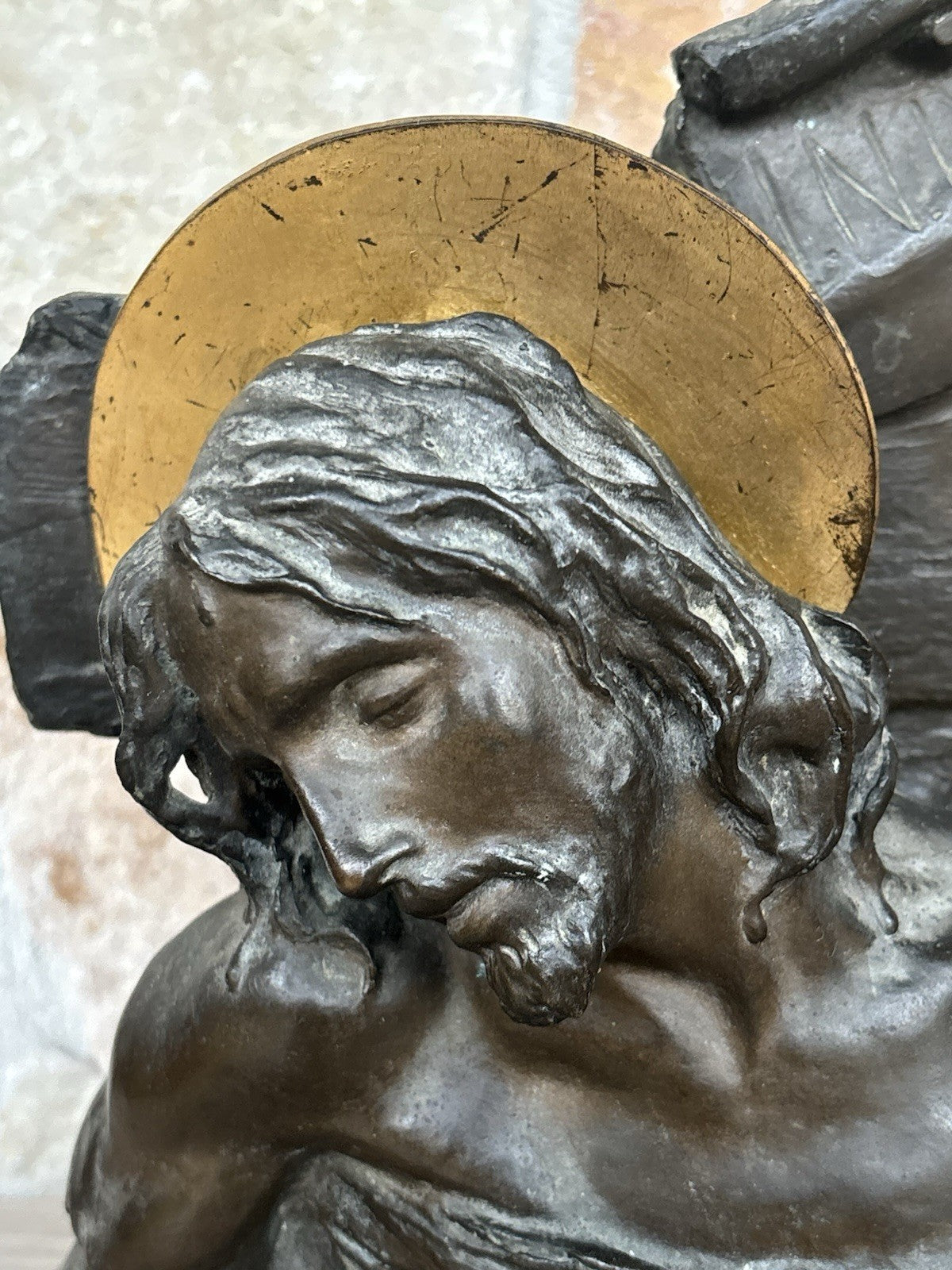 Antica Scultura In Bronzo Guido Cacciapuoti Datata 1923