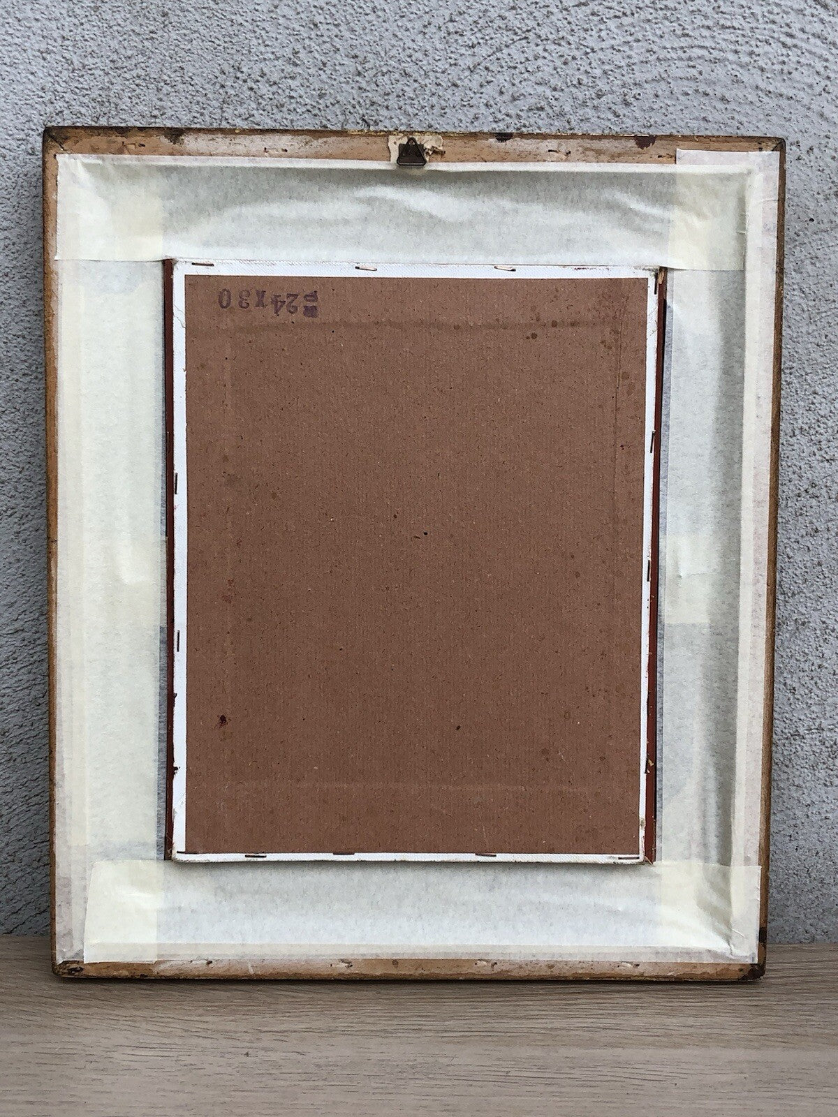 Quadro vintage -Vaso Con Fiori- dipinto a olio