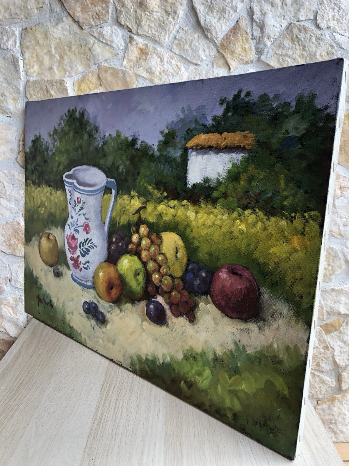Quadro -Natura Morta- dipinto a olio su tela