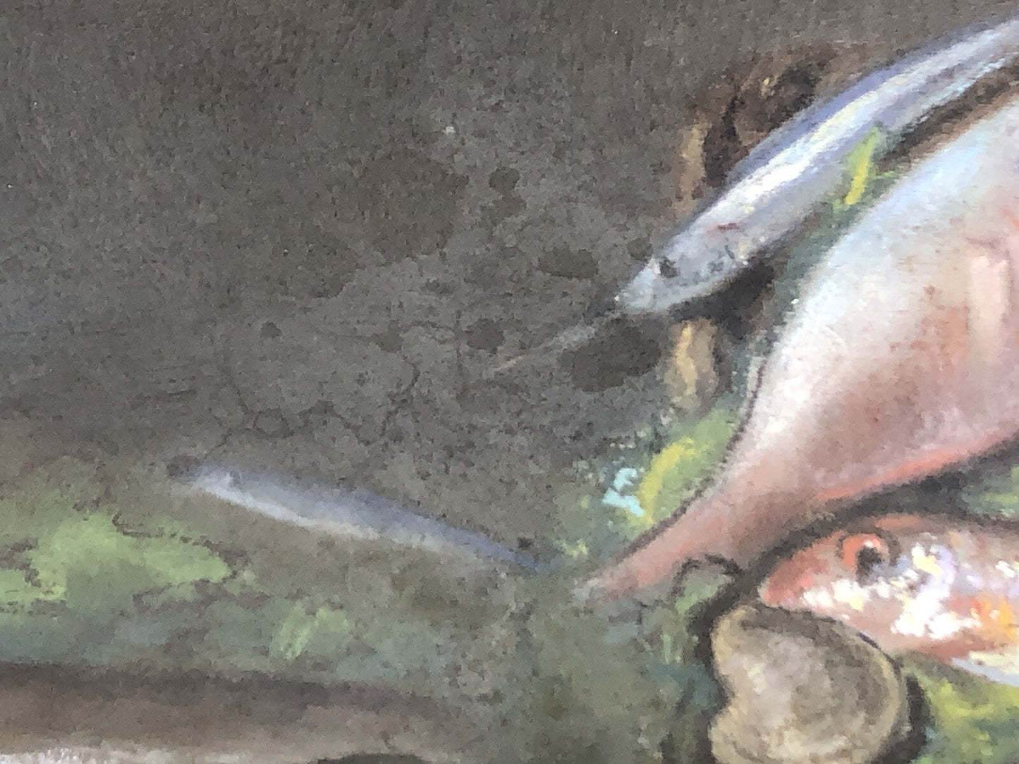Quadro antico -Natura Morta- dipinto a pastello su tavoletta