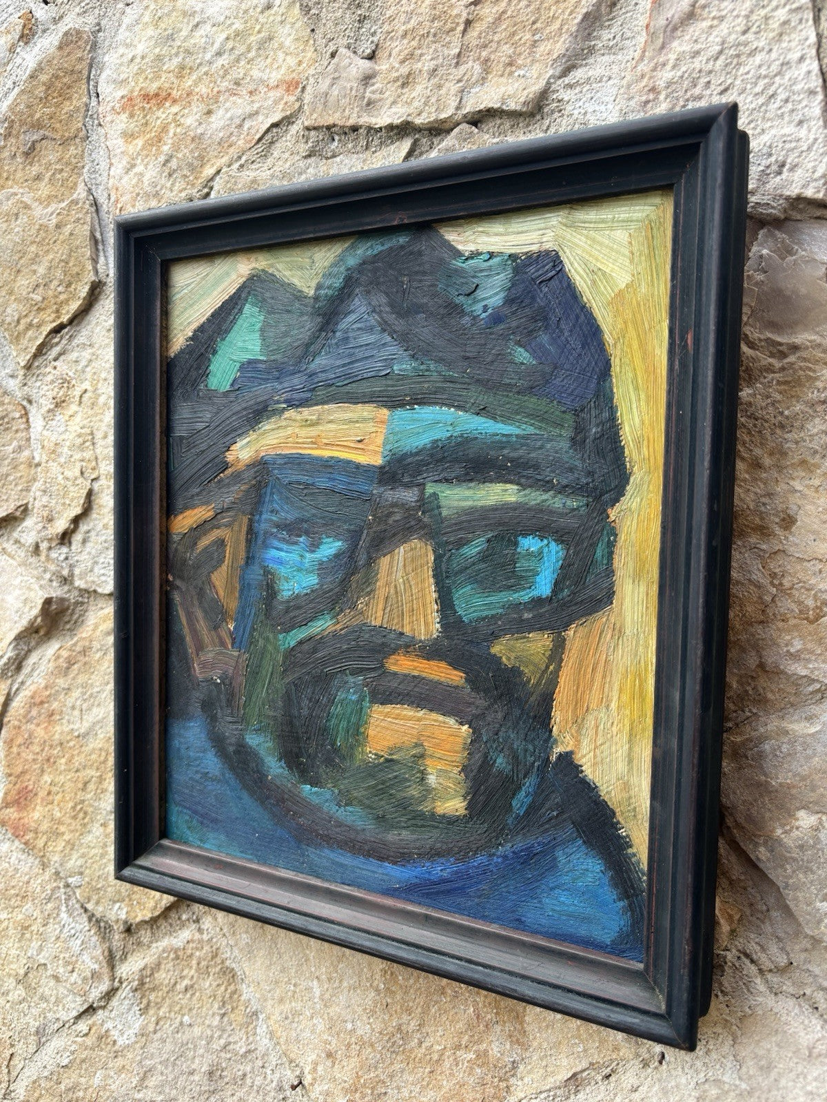 Quadro -figura- Mario Sangiovanni dipinto a olio su tavoletta