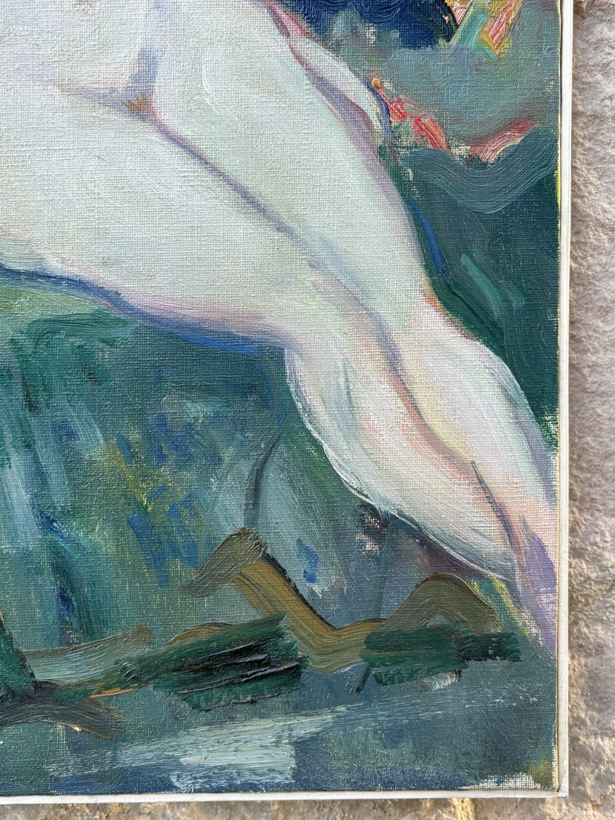 Quadro -Nudo Artistico- Errico Placido dipinto a olio su tela