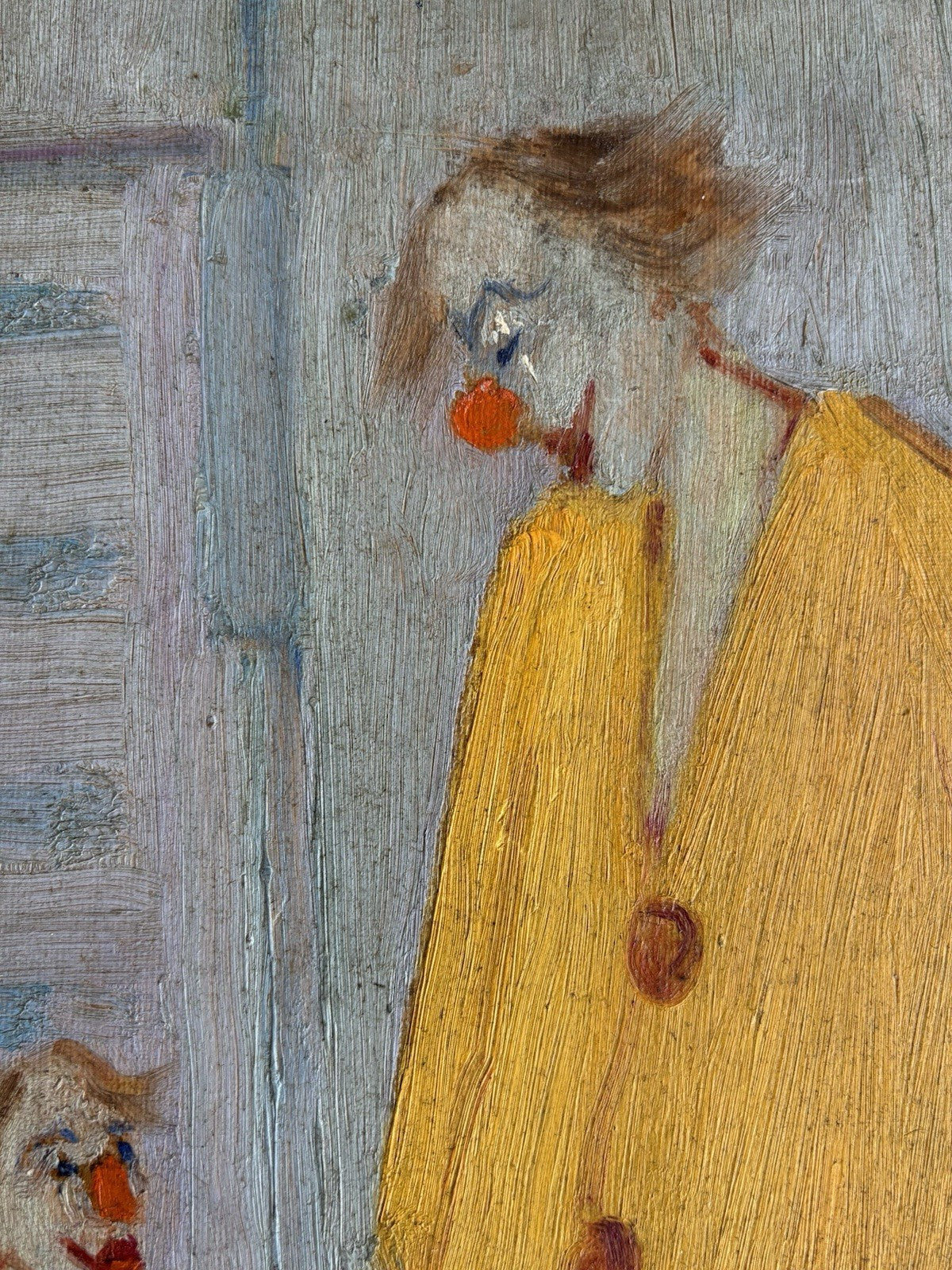 Quadro -Pagliacci- Mario Cortiello dipinto a olio