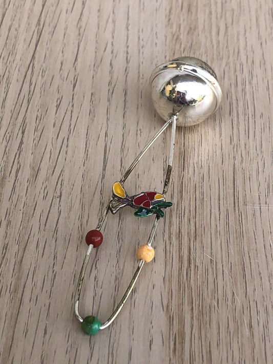 Sonaglino Vintage In Argento 800 E Smalto