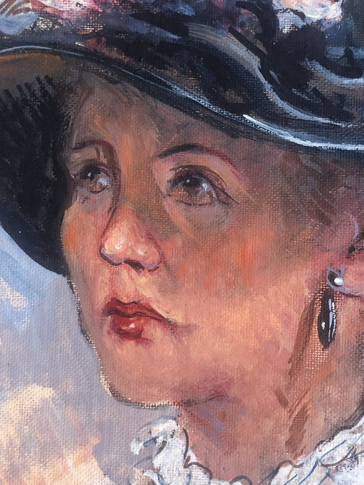 Quadro -Figura Di Donna- dipinto a olio