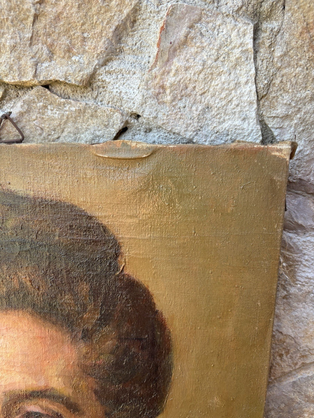 Quadro antico -Figura Di Donna- dipinto a olio su tela