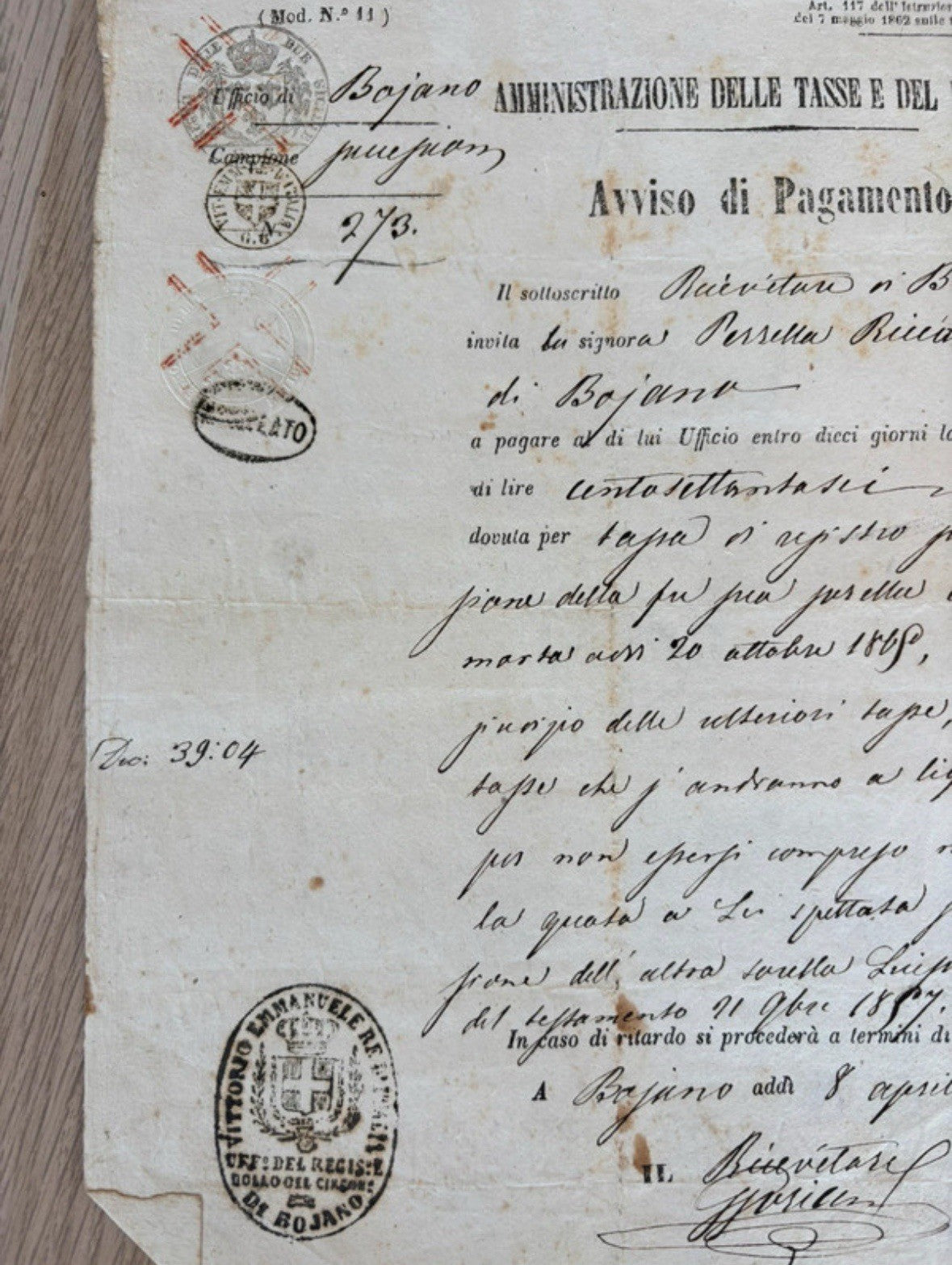 Documenti Manoscritti Antichi