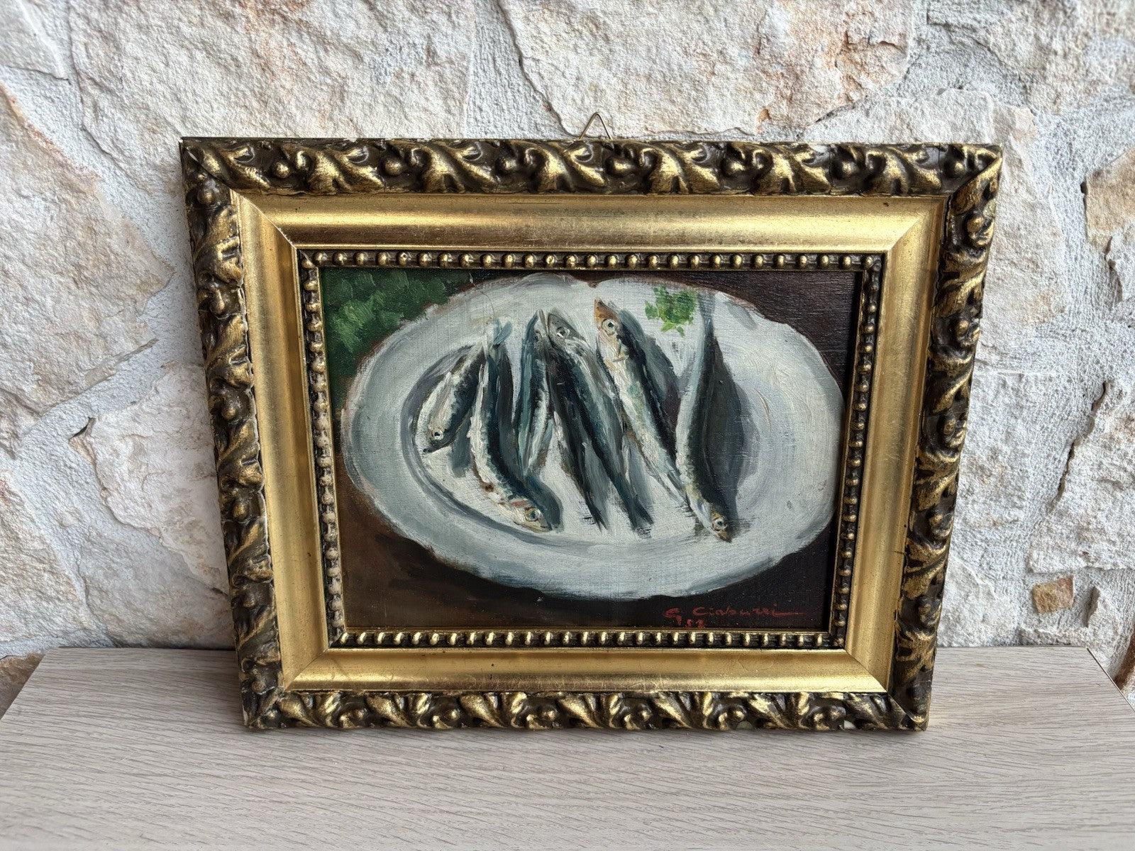 Quadro -Natura Morta- dipinto a olio su tavoletta