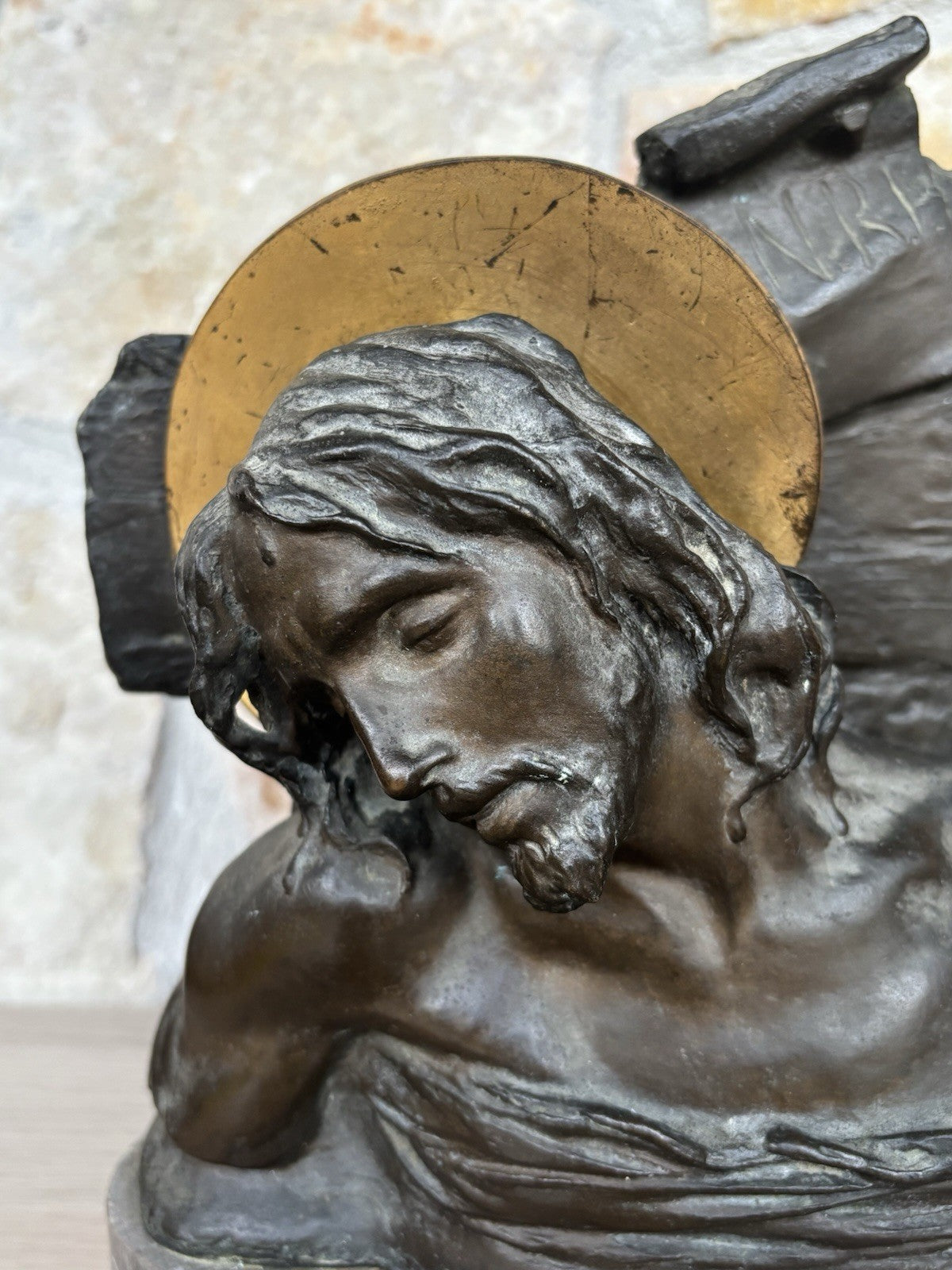 Antica Scultura In Bronzo Guido Cacciapuoti Datata 1923