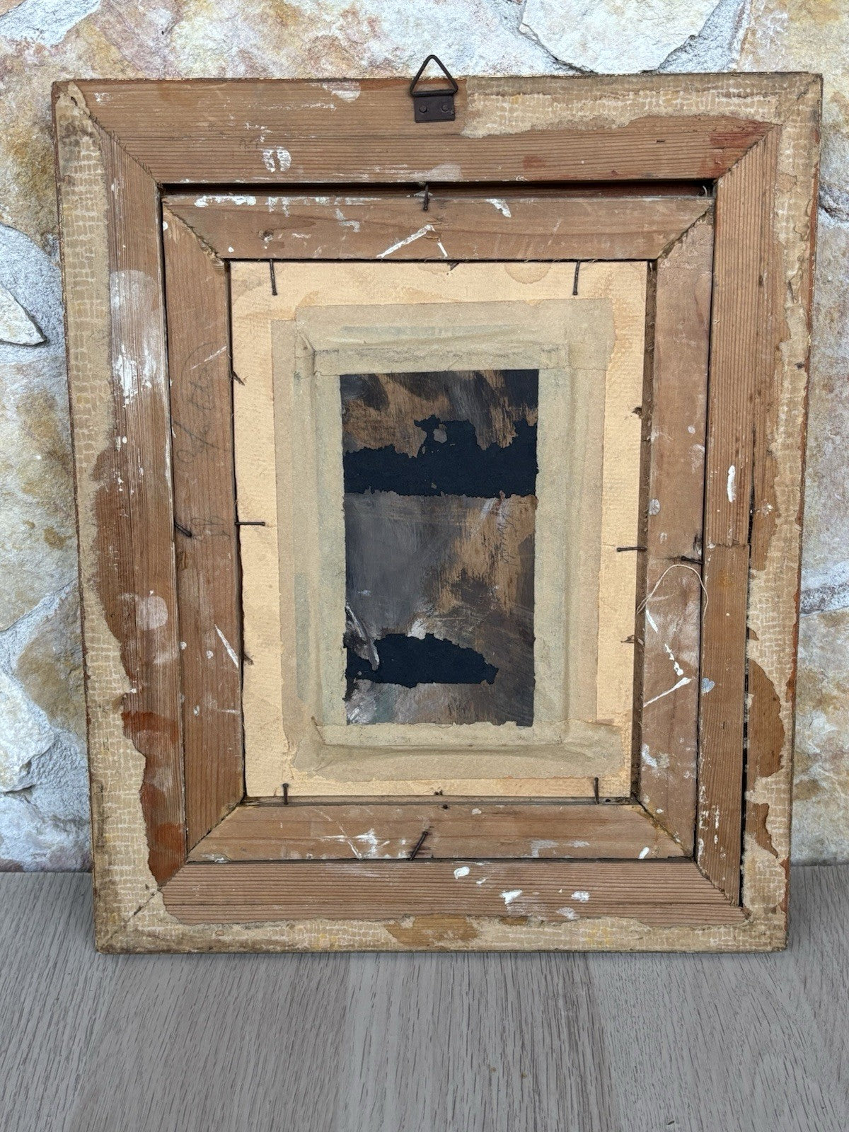 Quadro -Strada Con Palazzi- Carlo Striccoli dipinto a olio