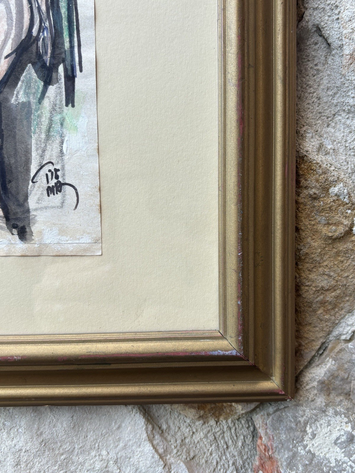 Quadro -Nudi Di Donna- Fienga realizzati a tecnica mista su carta