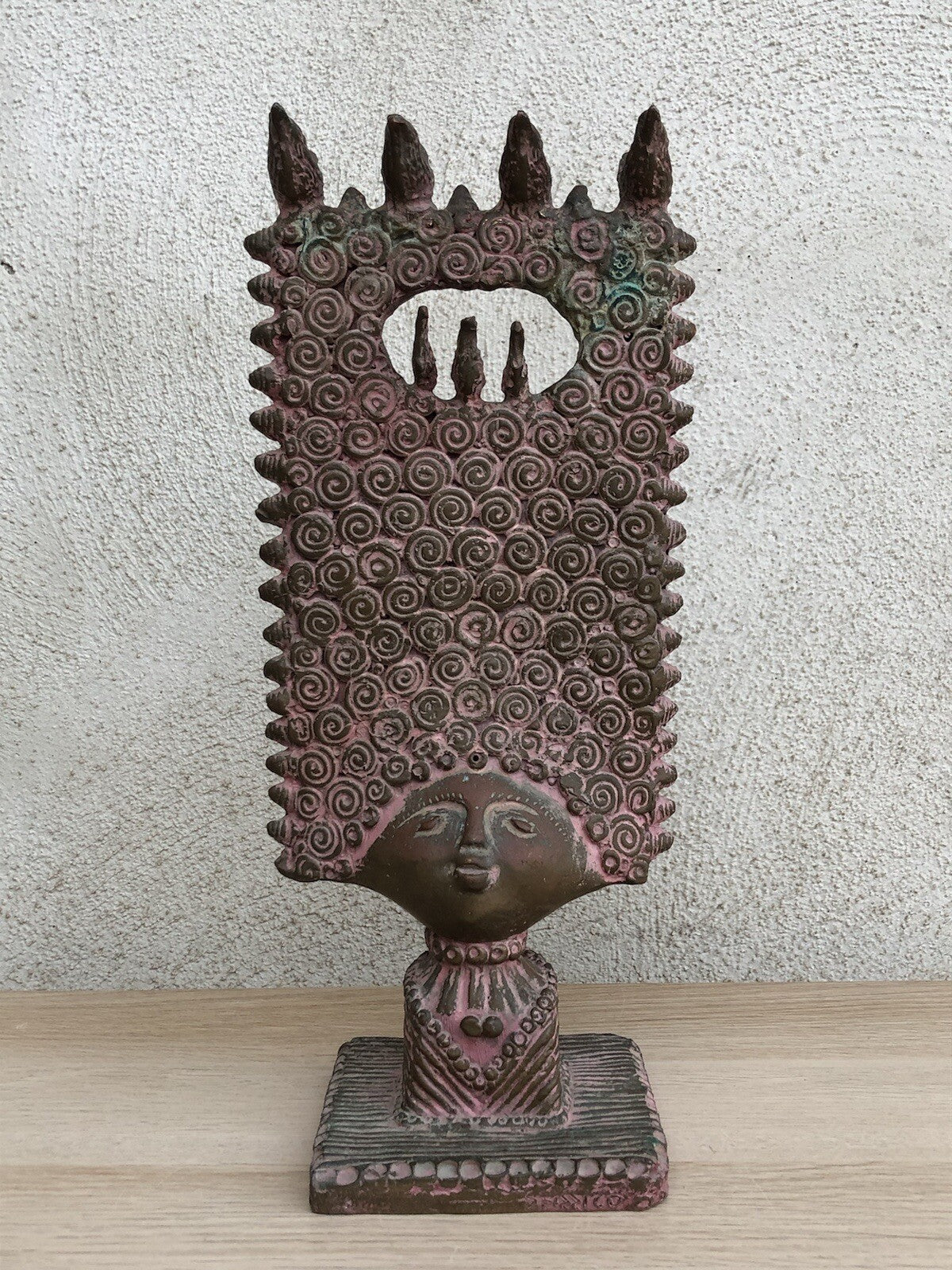 Scultura Vintage In Bronzo Raffaele Spizzico