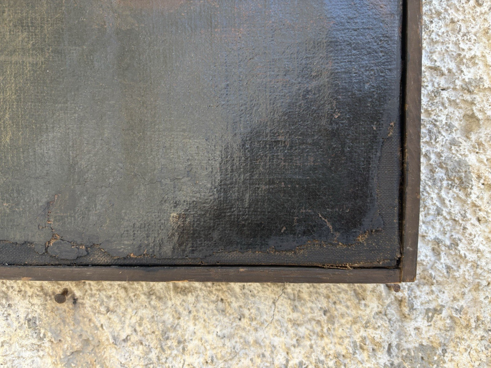 Quadro antico -Busto Di Uomo- dipinto a olio su tela