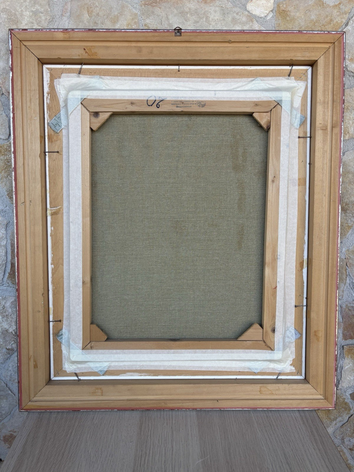 Quadro -Napoli, Montesanto- dipinto a olio su tela