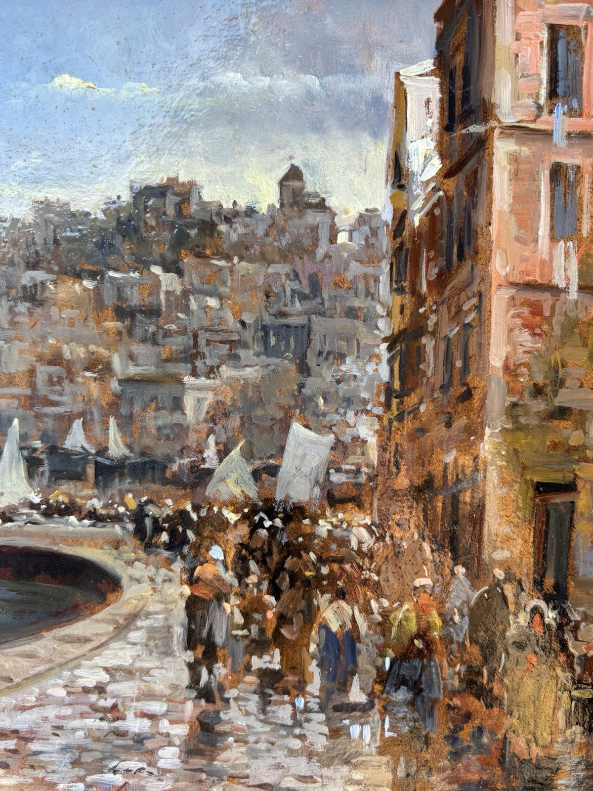 Quadro -Bacoli- Eniko Esposito dipinto a olio
