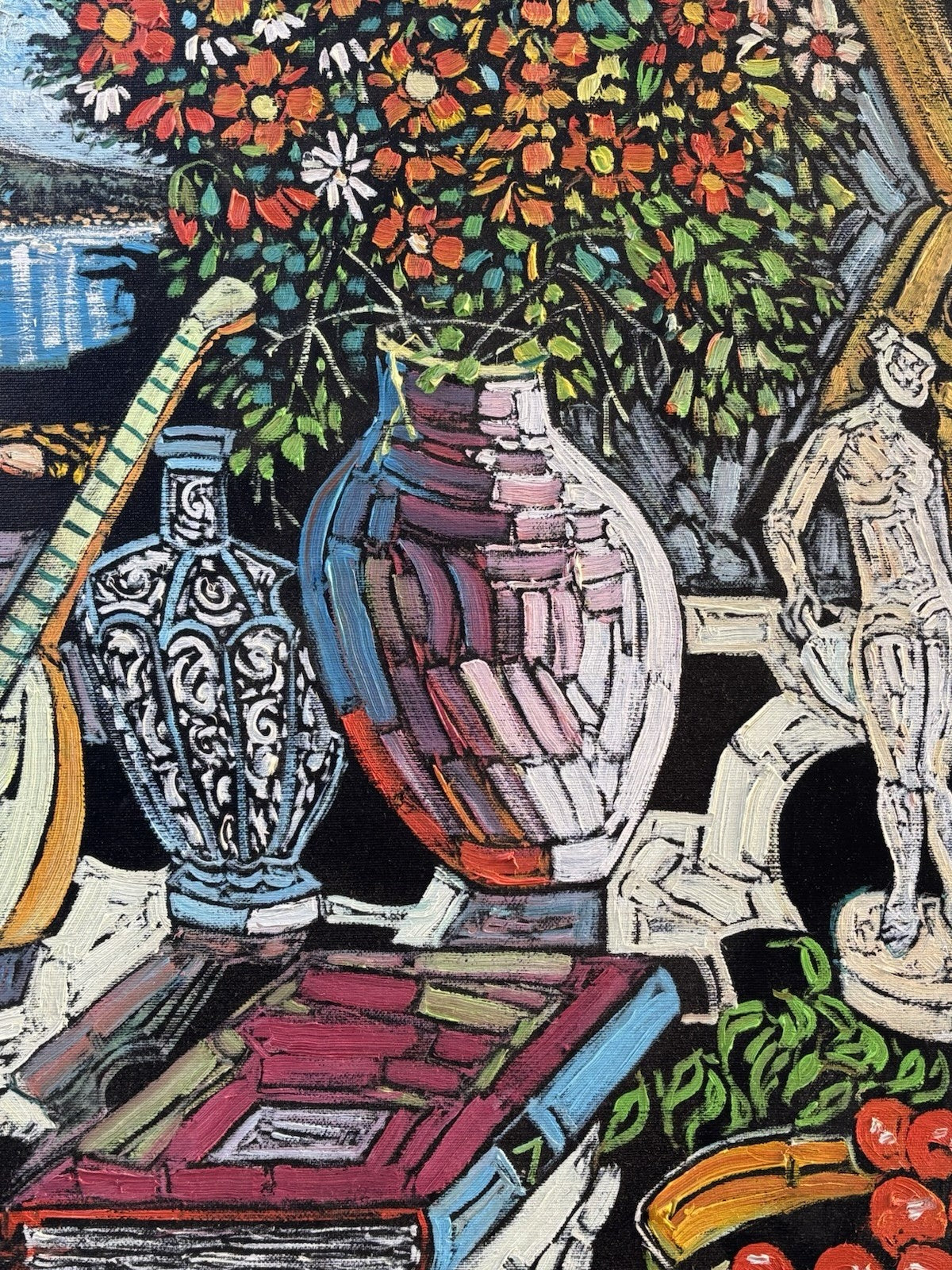 Quadro -Romanticismo- Marcello Piacentini dipinto a olio su tela