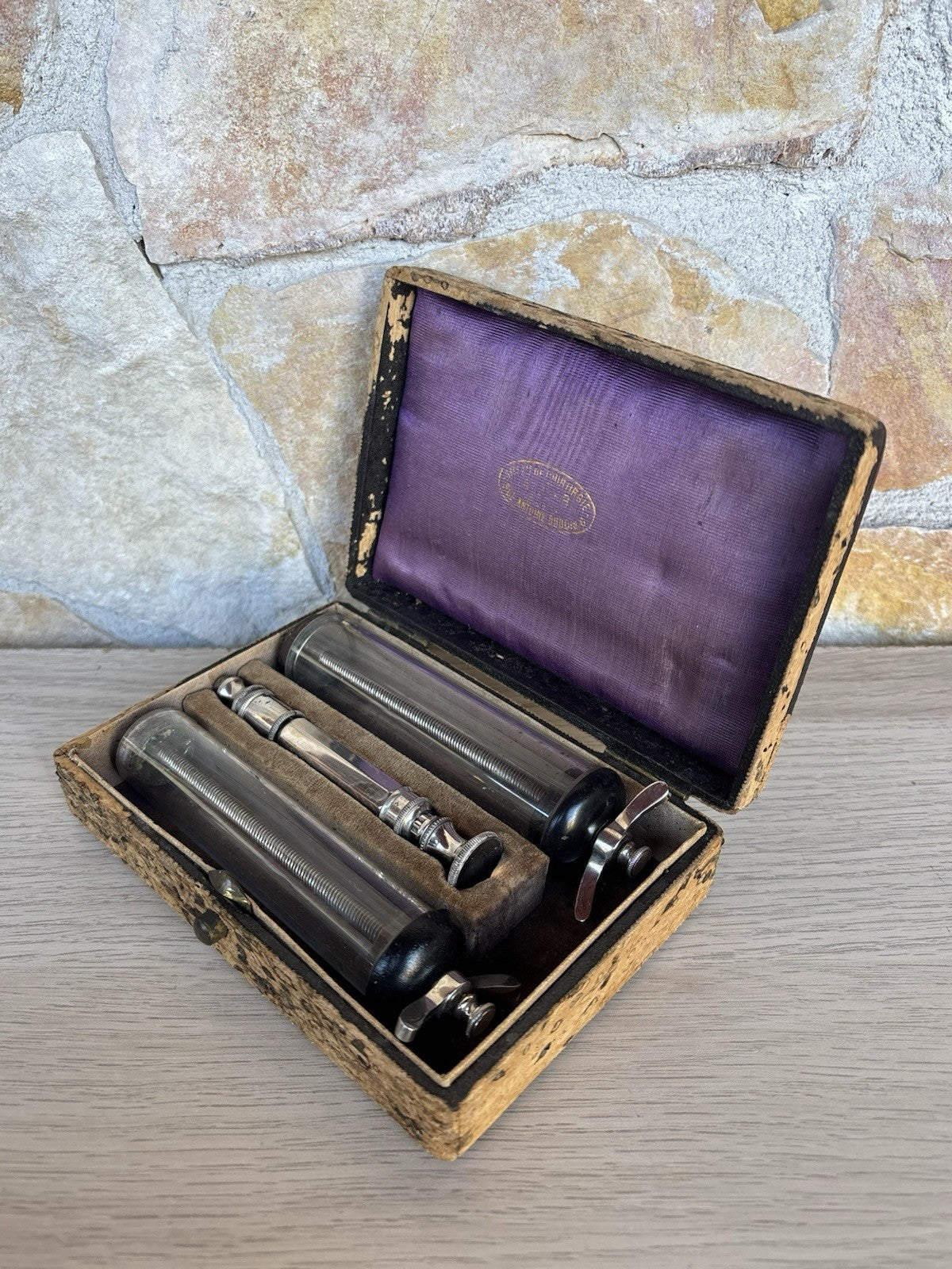 Antica Siringa Sanguisuga- Apparecchio Medico/scientifico