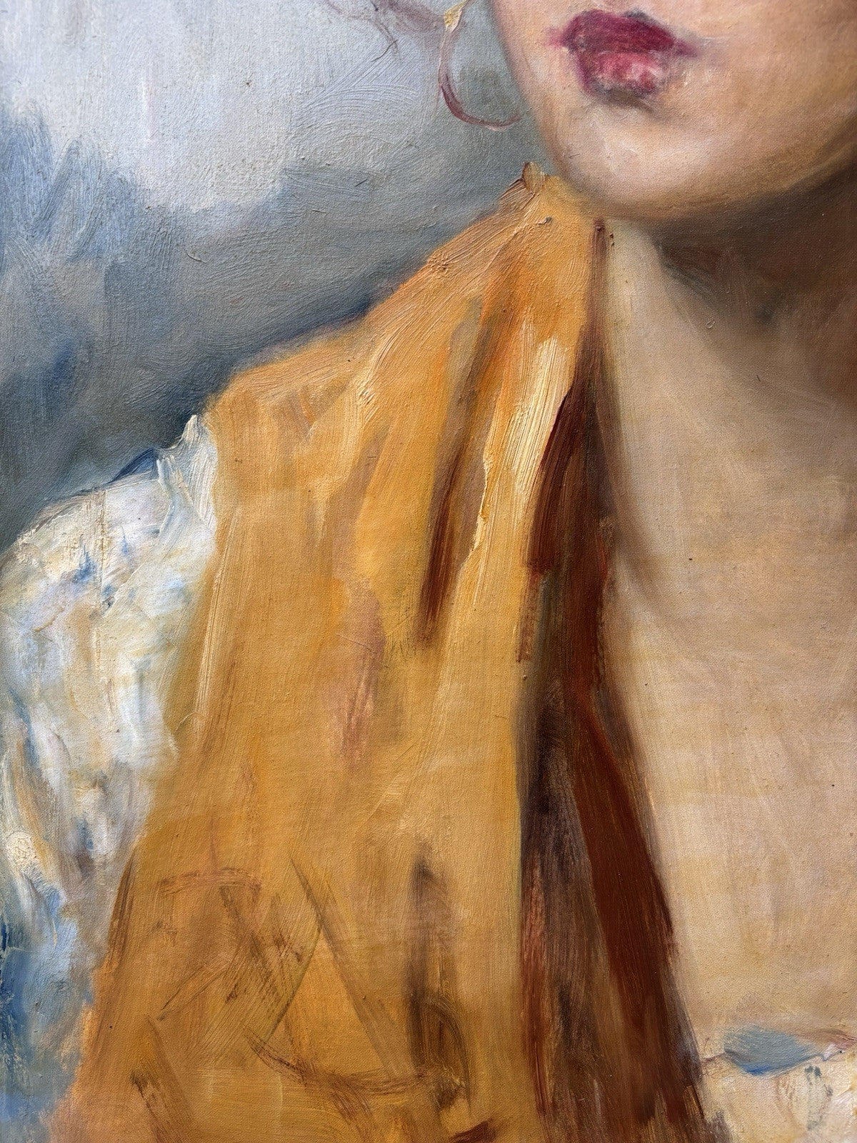Quadro -Figura Di Donna- Giovanni Pane dipinto a olio su tela