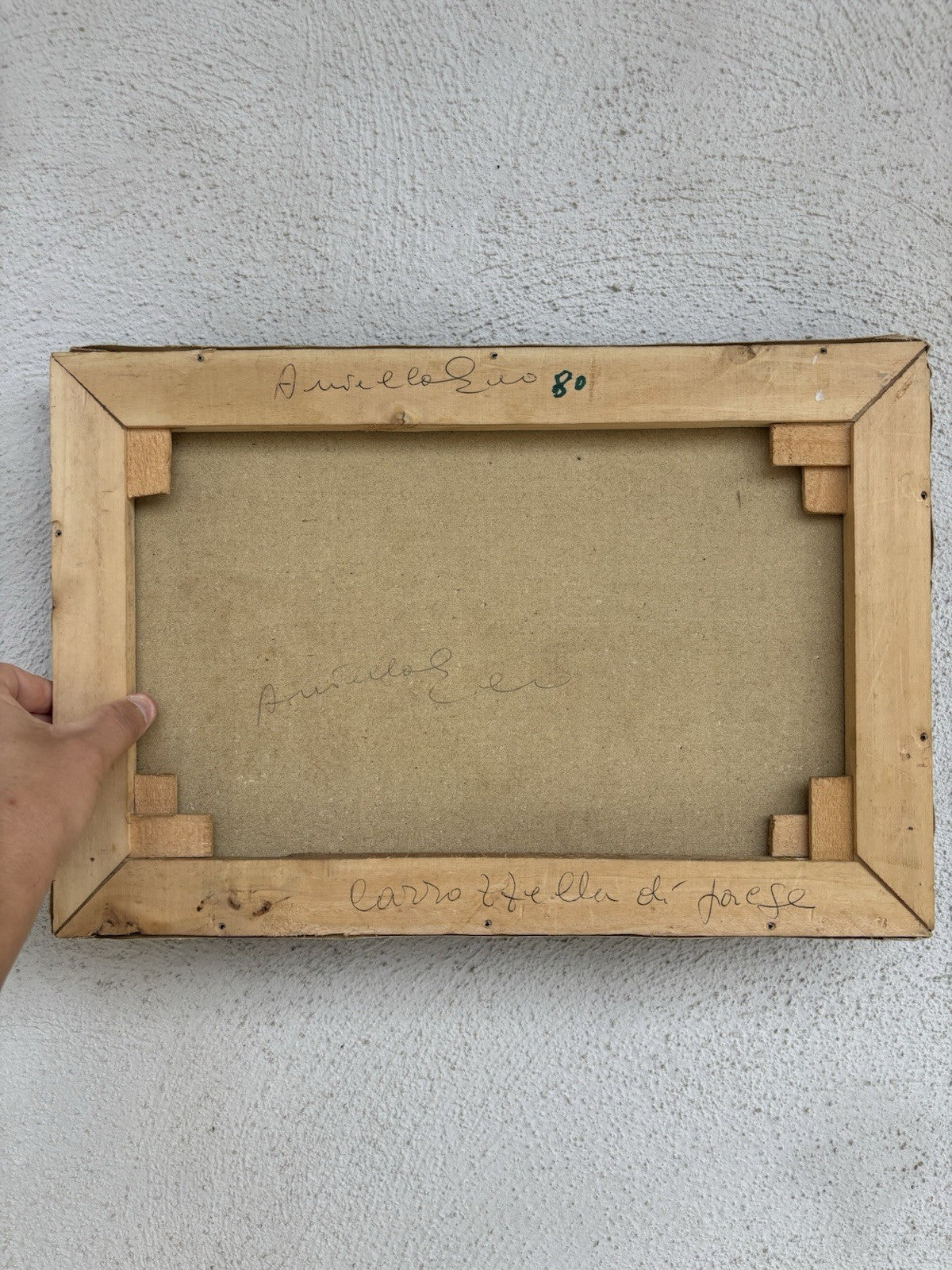 Quadro -Carrozzella Di Paese- Aniello Eco dipinto a olio su tela