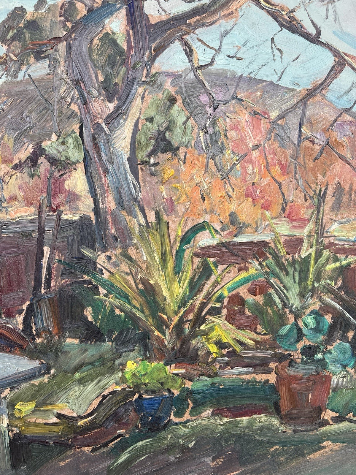Quadro -Albero Spoglio- Edmondo Di Napoli- dipinto a olio