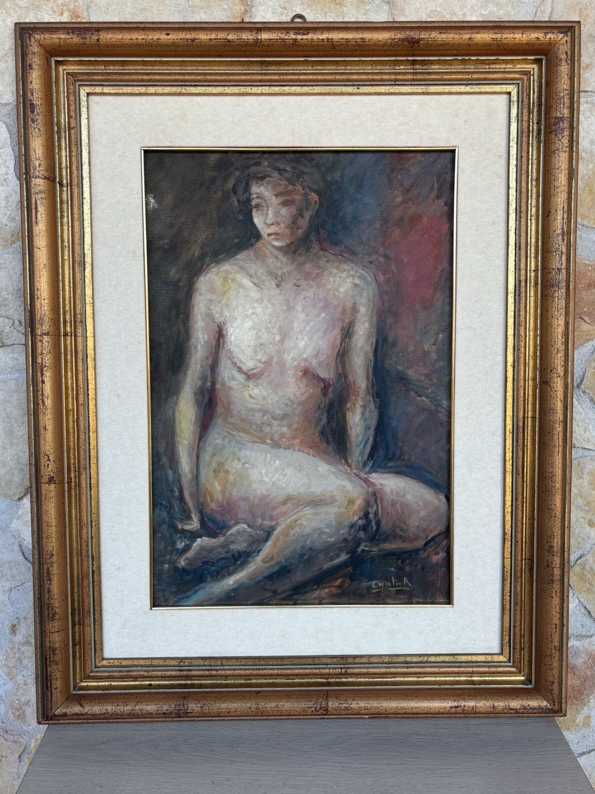 Quadro -Nudo Artistico- Rubens Capaldo dipinto a olio su tela