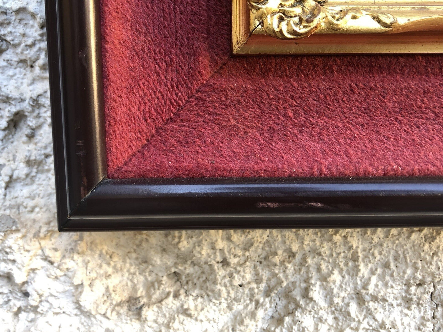 Quadro vintage -Ulivi- dipinto a olio su tavoletta