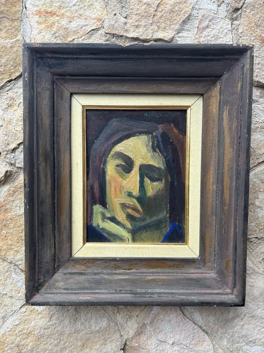 Quadro -Figura- Mario Sangiovanni dipinto a olio