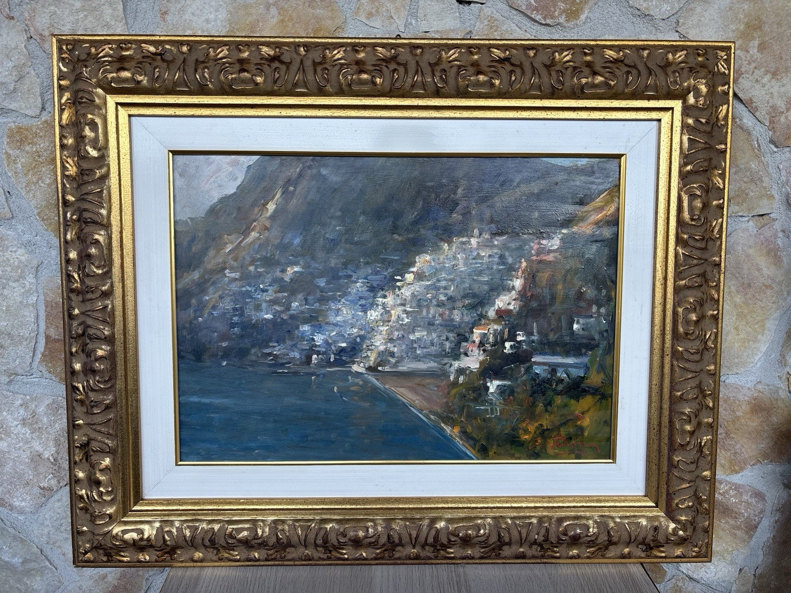 Quadro -Positano- Giovanni Pane dipinto a olio