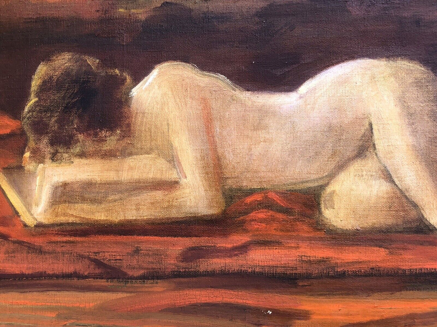 Quadro vintage -Nudo Artistico-dipinto a olio