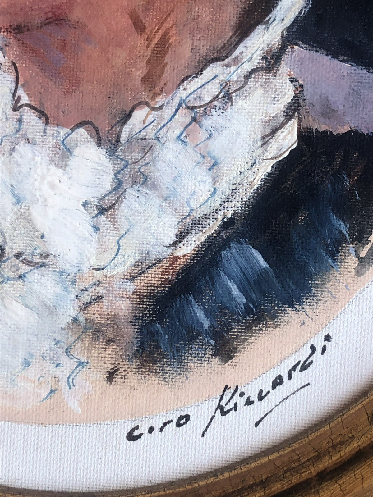 Quadro -Figura Di Donna- dipinto a olio