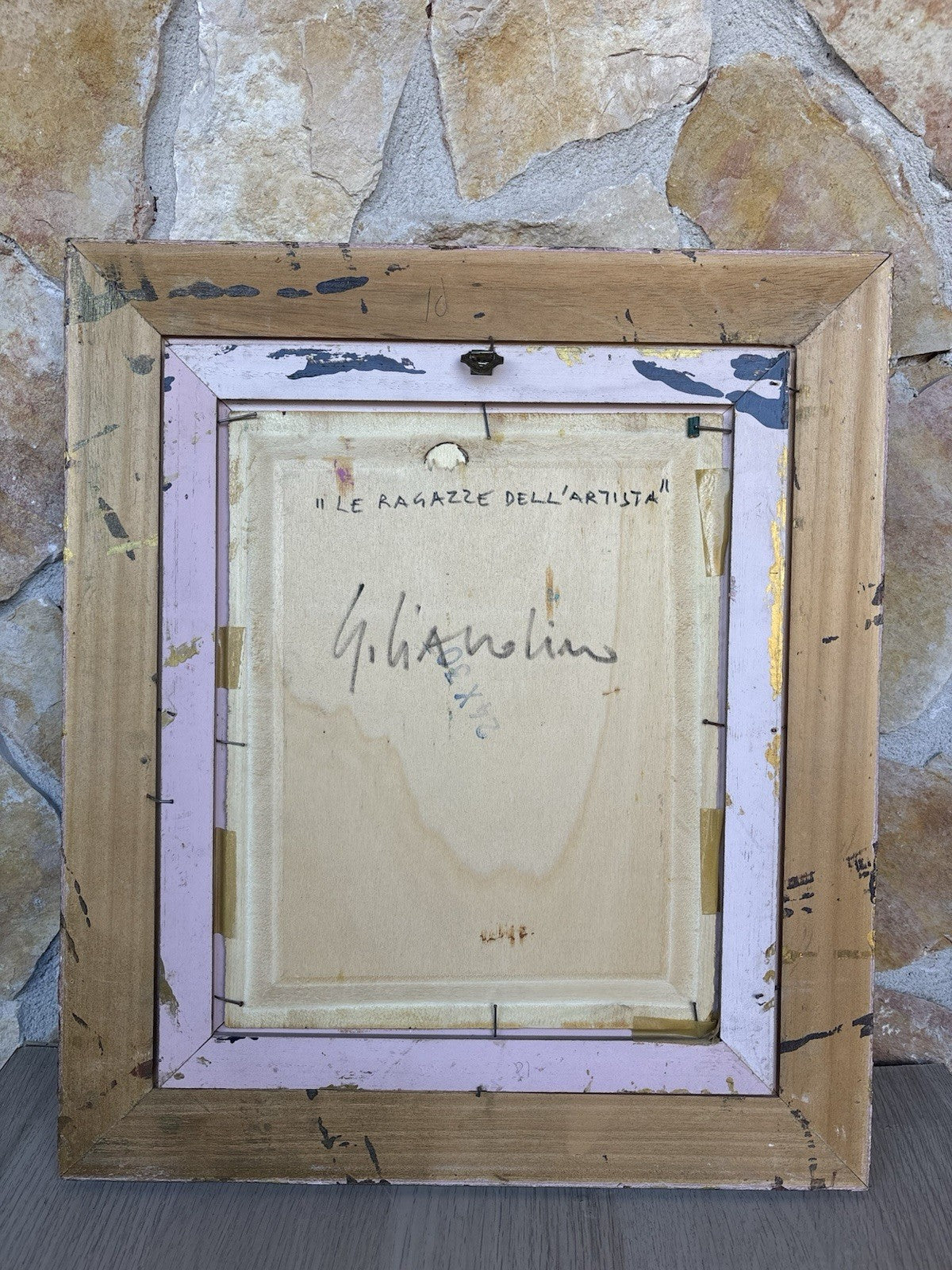 Quadro -Le Ragazze Dell’Artista- Giuseppe Ciavolino- dipinto a olio