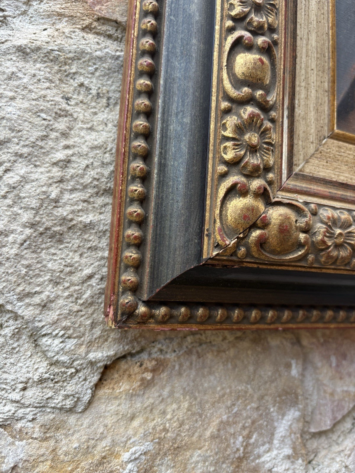 Quadro -Fanciulla Pensierosa- Giovanni Pane dipinto a olio su tavoletta
