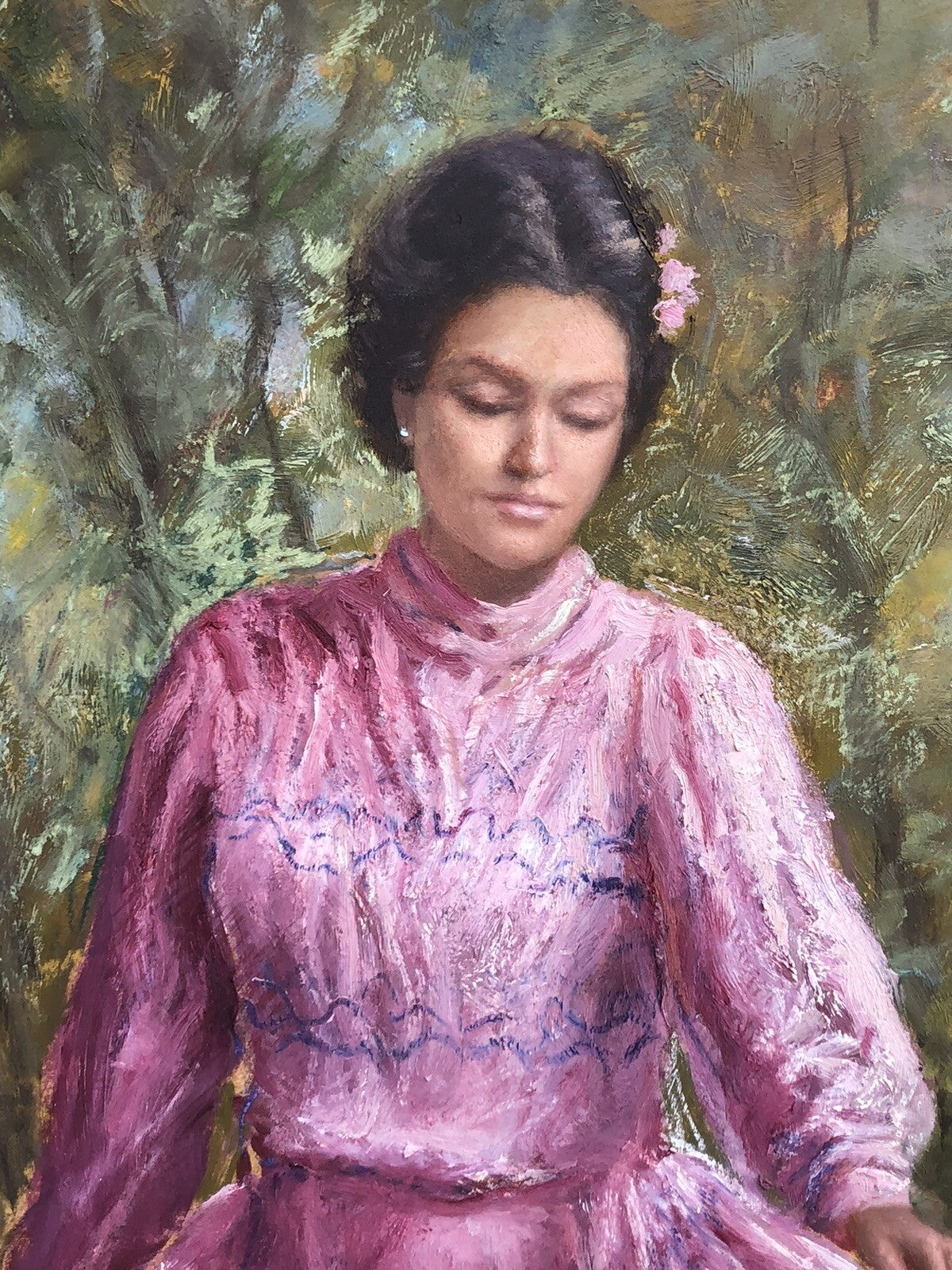 Quadro vintage -Figure Femminili- dipinto a olio